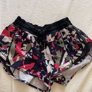 Lulu lemon shorts unique colorful print